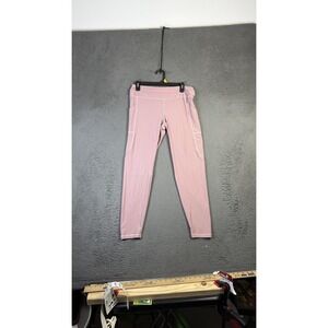 Honey & Sparkle Pants Womens XL Pink High‎ Rise Pocket Stretch Leggings Yoga Gym
